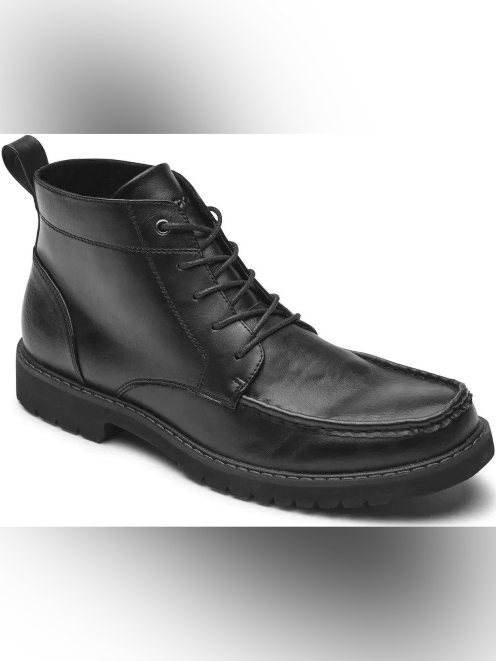 NEW Rockport Men’s Black Kevan Chukka Boots